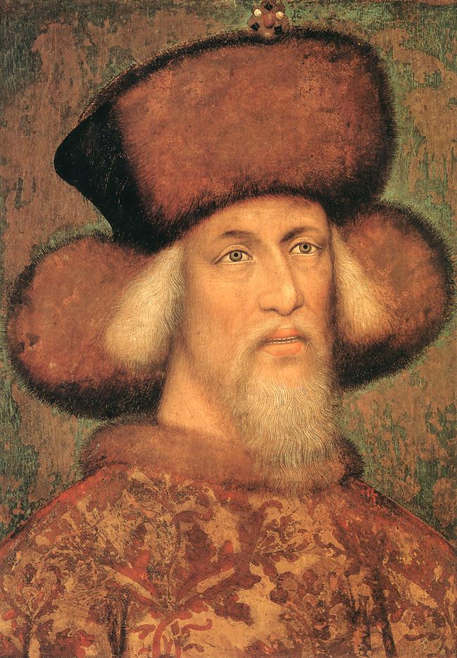 Zsigmond leghíresebb portréját korábban Pisanello olasz festőnek tulajdonították