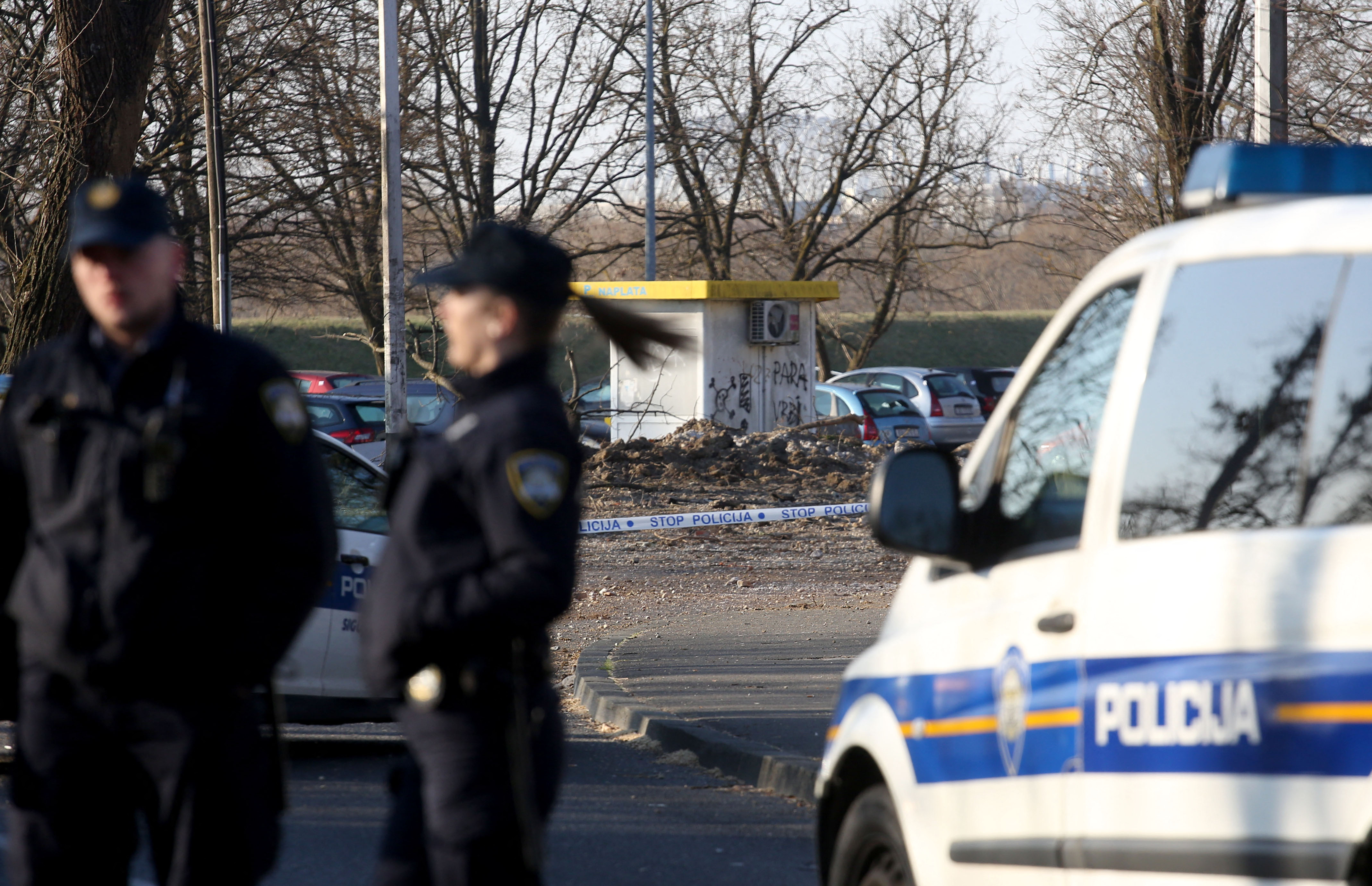 Se katonai, se polgári robbanószert nem találtak a Zágrábban lezuhant drónban