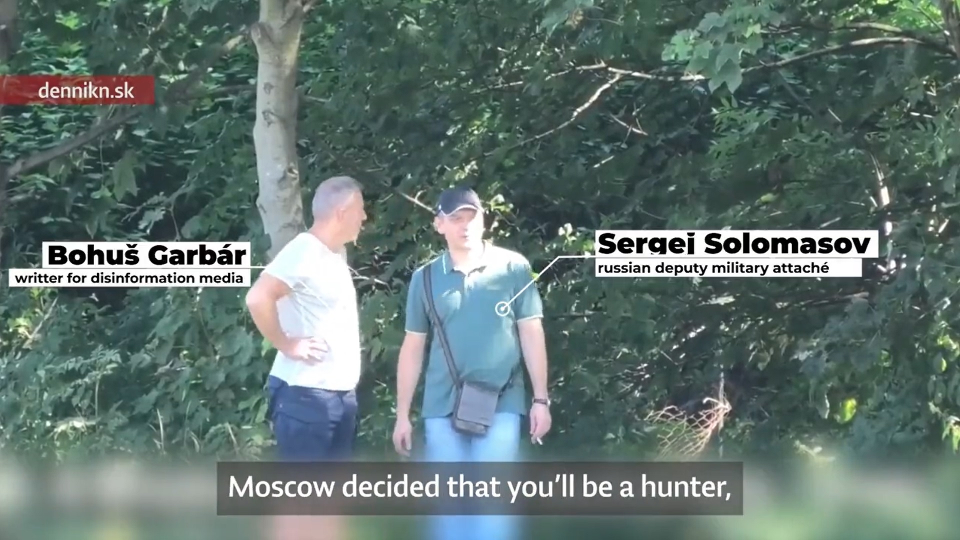 Videóra vették, ahogy a GRU ügynöke megpróbál beszervezni egy embert Szlovákiában