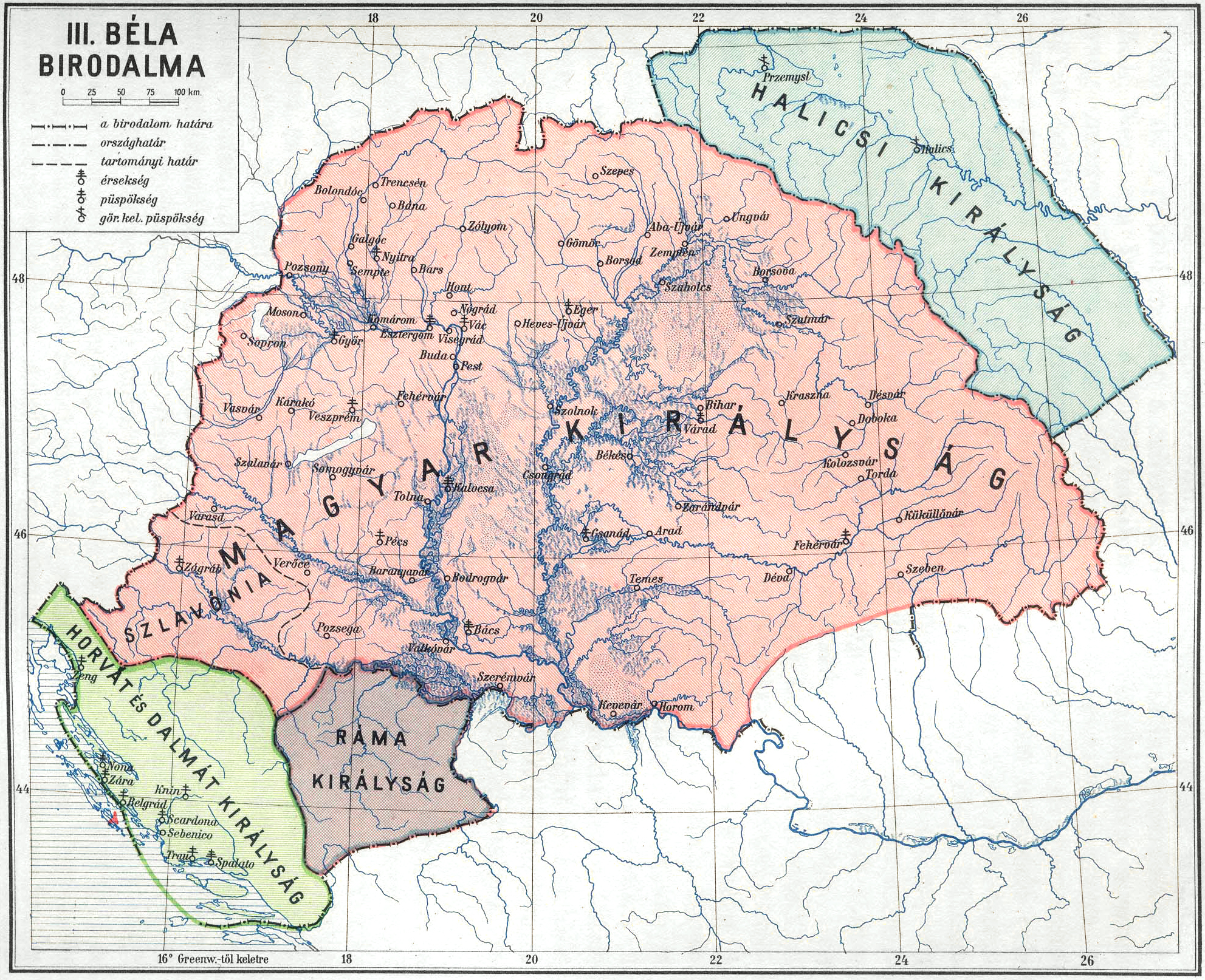 III. Béla birodalma