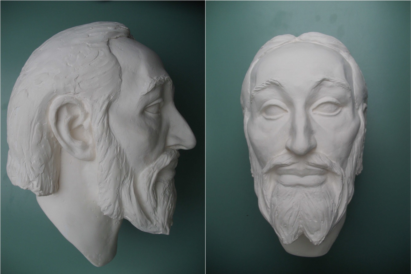 III. Béla arcának rekonstrukciója, a sírjában talált koponyája alapján (Skultéty Gyula munkája)