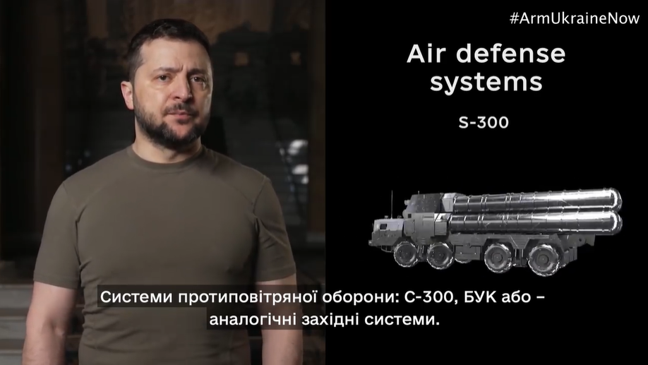 Zelenszkij angol nyelvű videóban sorolja, milyen fegyverekre van szüksége az ukrán hadseregnek