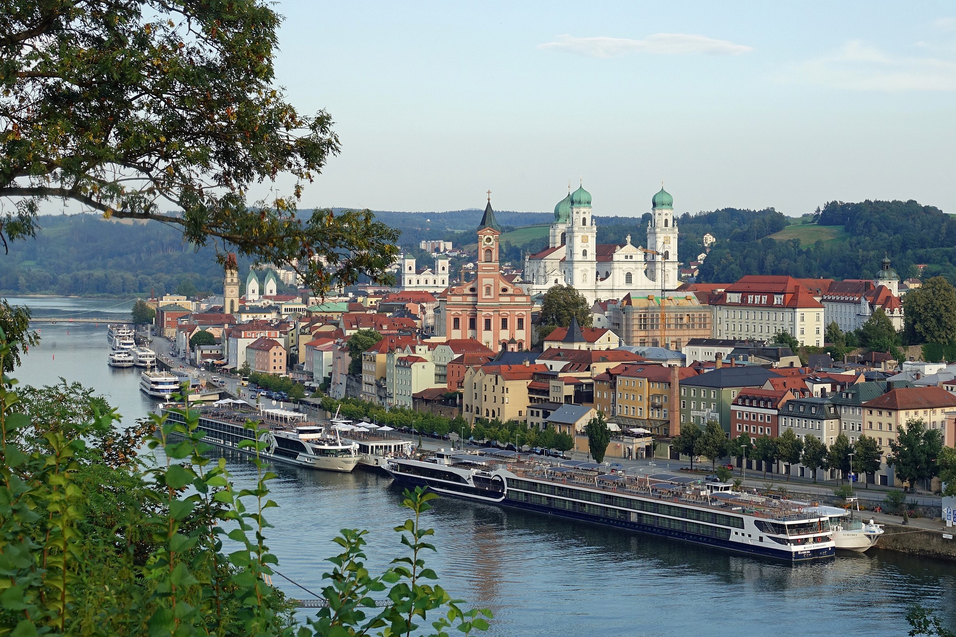 Passau látképe