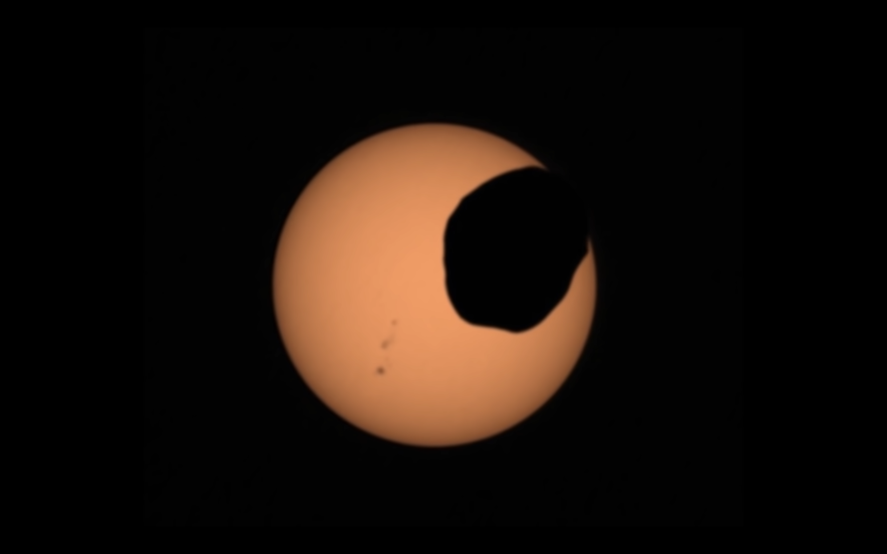 Lélegzetelállító videót küldött a Perseverance arról, milyen a napfogyatkozás a Marson