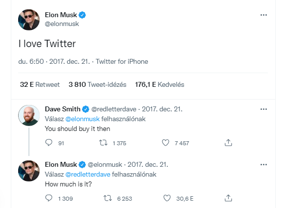Elon Musk 2017-ben még csak viccelődött