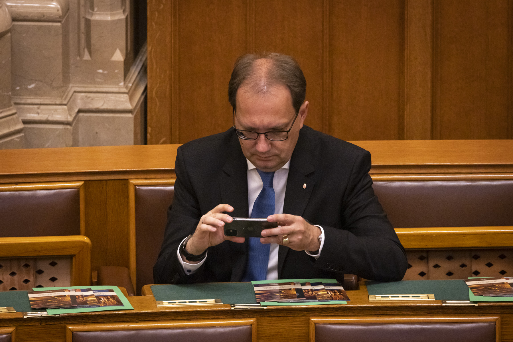 Hoppál Péter fideszes parlamenti képviselő, kiemelt kulturális ügyekért felelős miniszteri biztos.