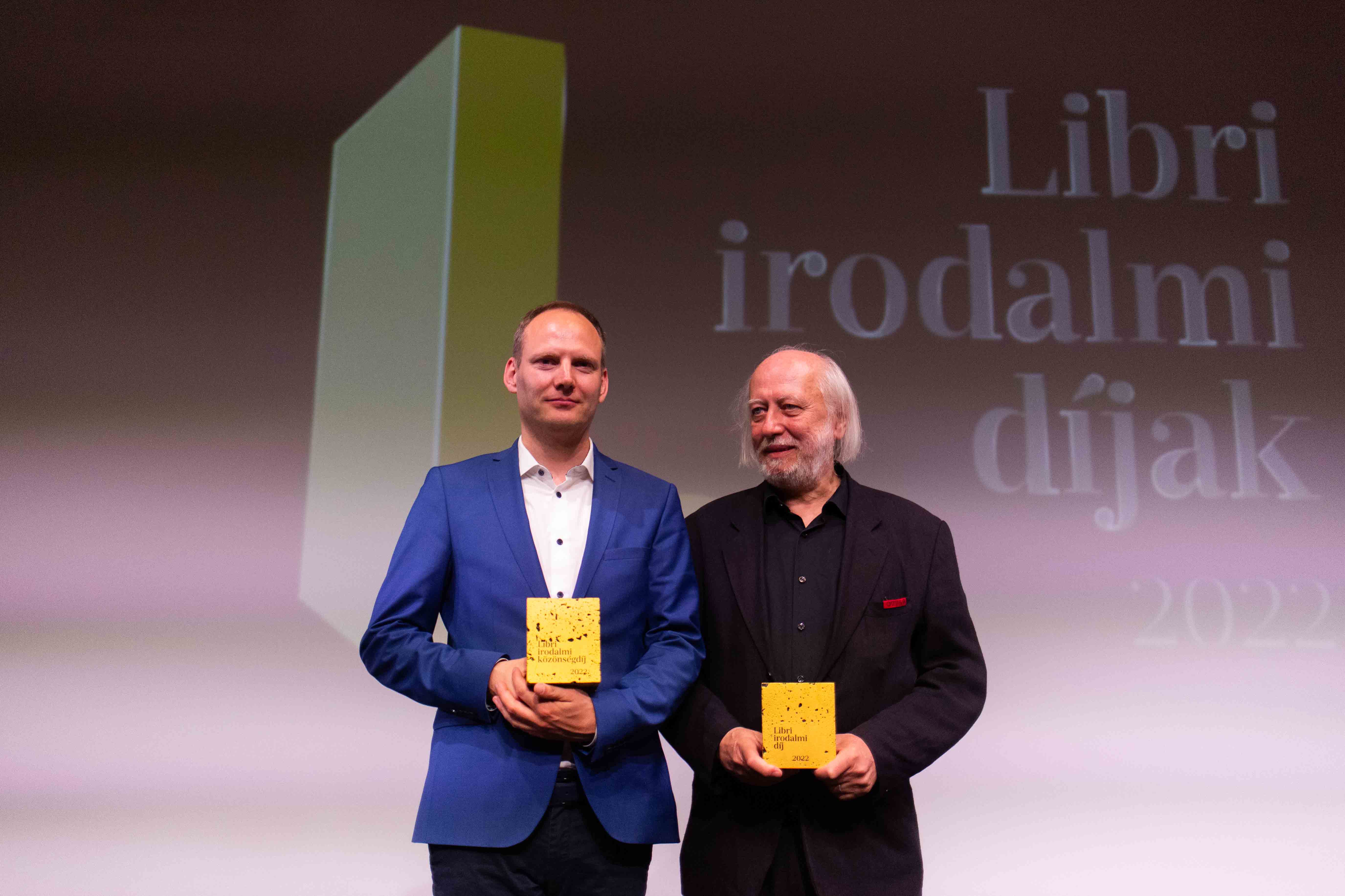 Krasznahorkai László nyerte a Libri irodalmi díjat, Bödőcs Tibor közönségdíjas
