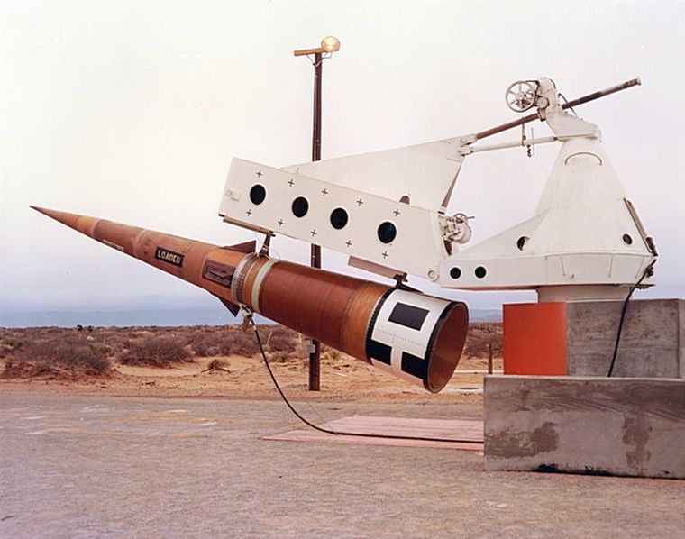 Az amerikai ABM-rendszer alapját képző Sprint rakéta tesztállásban. A rakéták mindössze egy évig voltak szolgálatban, annyira nem érte meg a fenntartásuk.