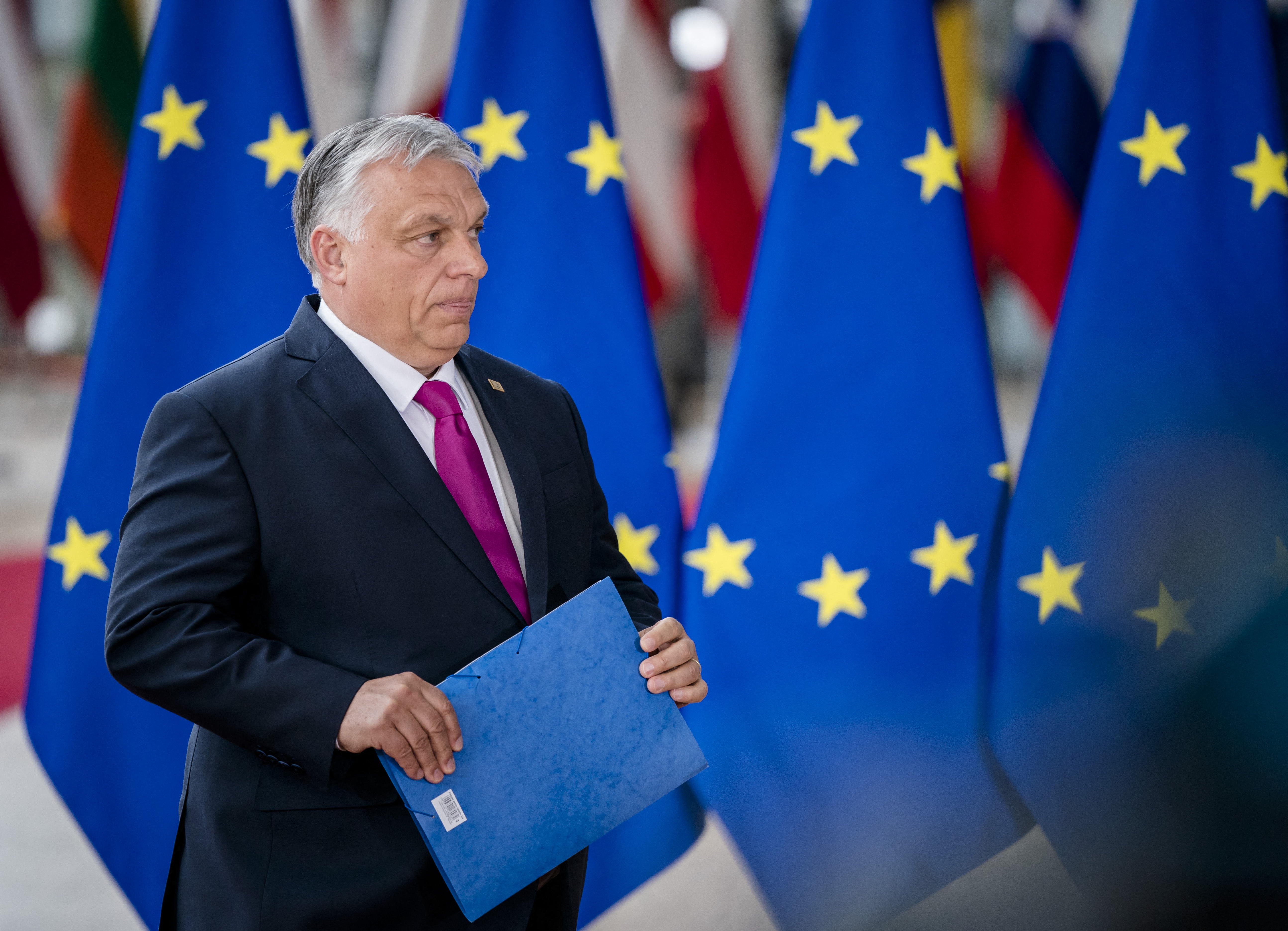 Orbán Viktor Brüsszelben május 30-án.