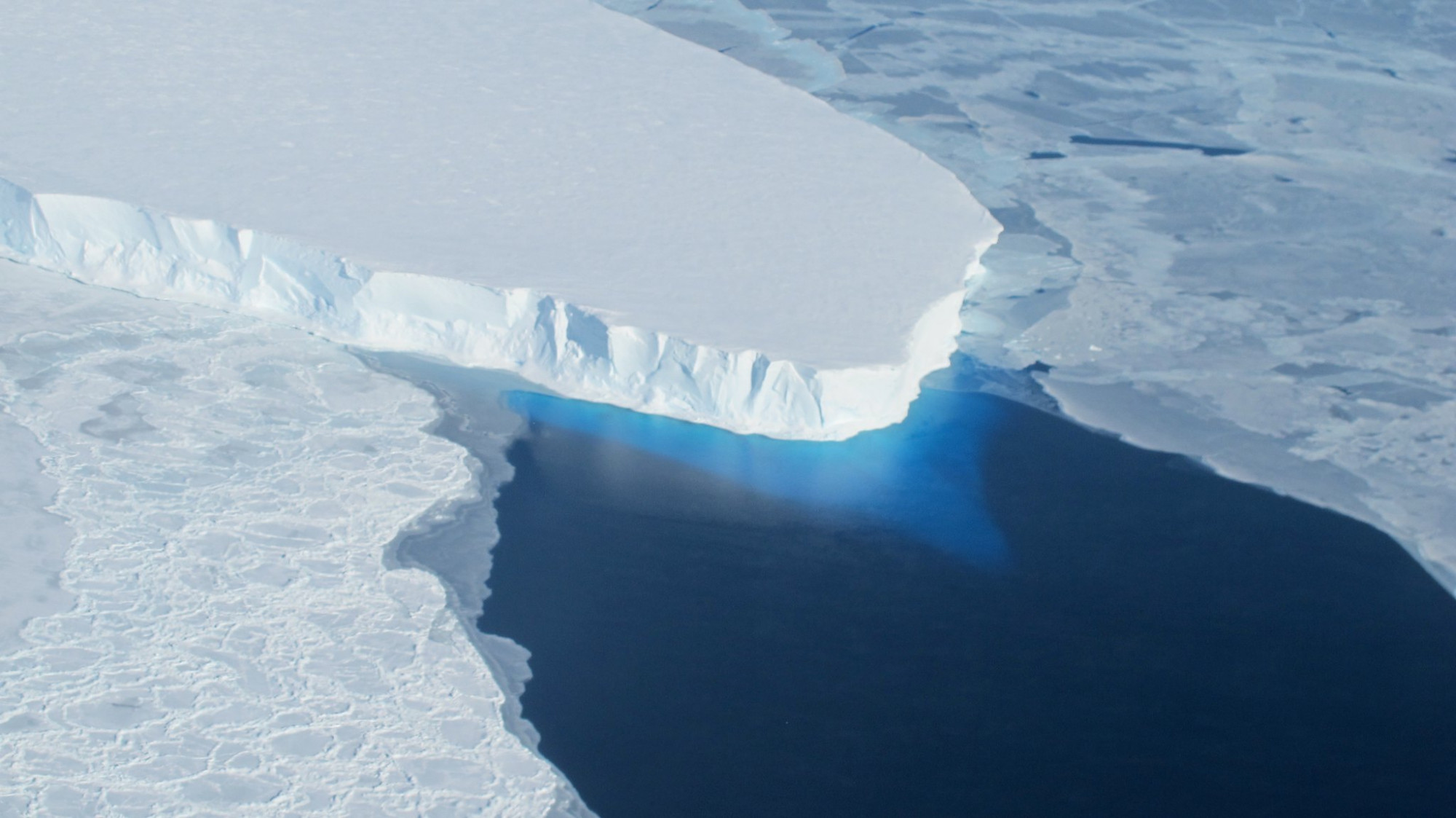 A Thwaites gleccsert határoló jégself