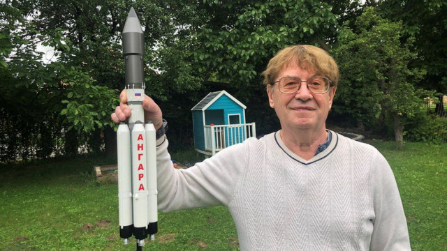 Anatolij Lazarev rakétamérnök-vállalkozó // forrás: BBC News