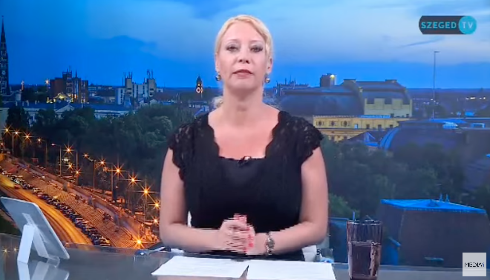 A Szeged TV vármegyéző műsorvezetője iróniának szánta elköszönését