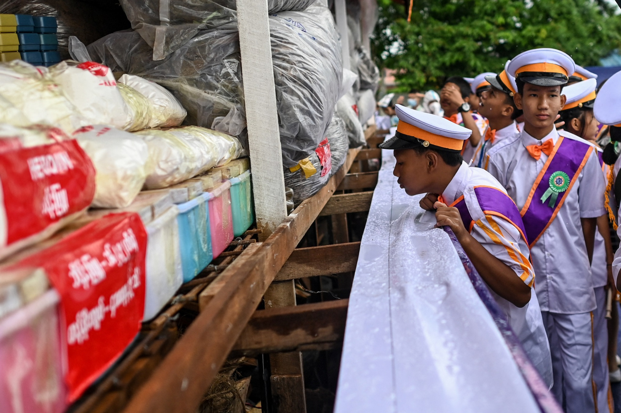 Félmilliárd dollárnyi kábítószert égettek el Mianmarban