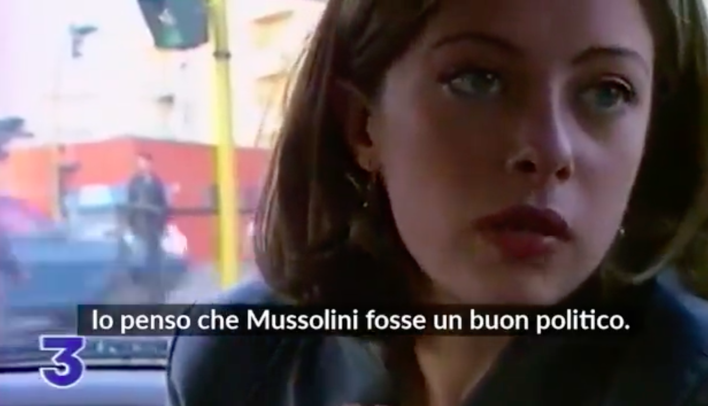 Pörögni kezdett egy videó, amin a 19 éves Giorgia Meloni Mussolinit méltatja