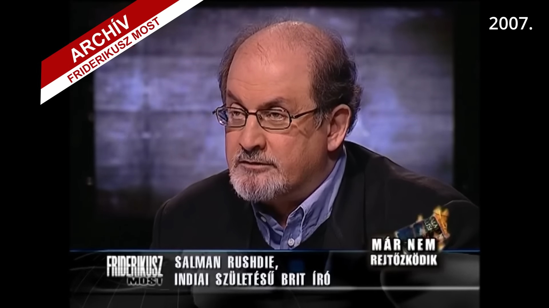 Salman Rushdie: Egy kicsit félek attól, amikor az emberek elkezdenek kulturális tisztaságról beszélni