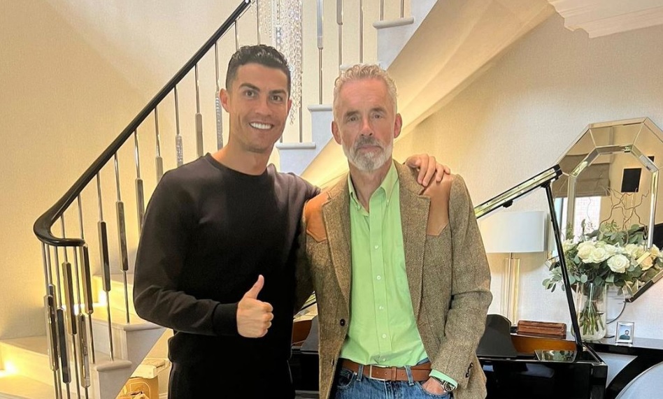 A hét legváratlanabb párosa: Cristiano Ronaldo találkozott Jordan Petersonnal