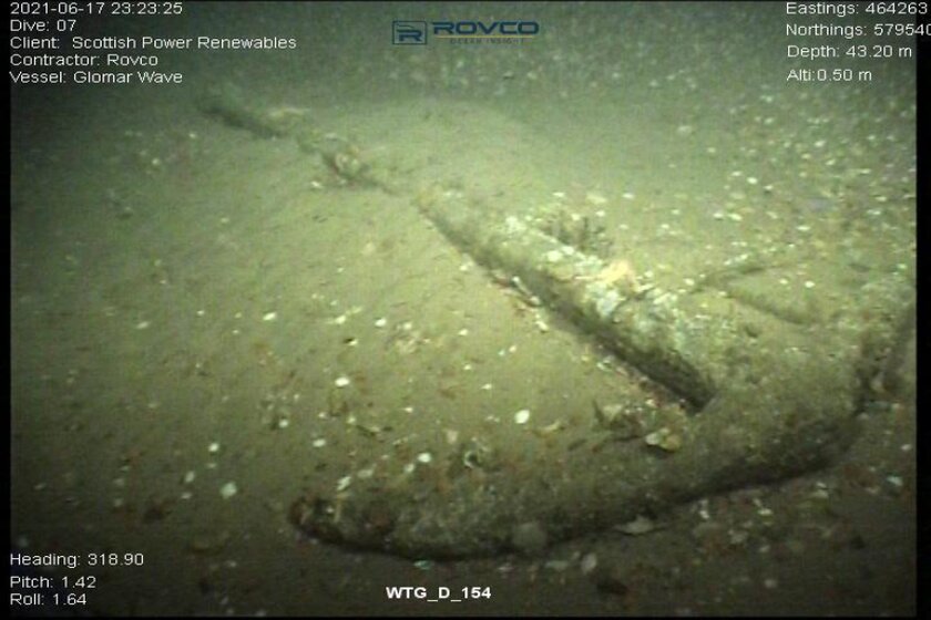 A horgonyt először 2018-ban találták meg a tengerfenéken a feltárási munkálatok során