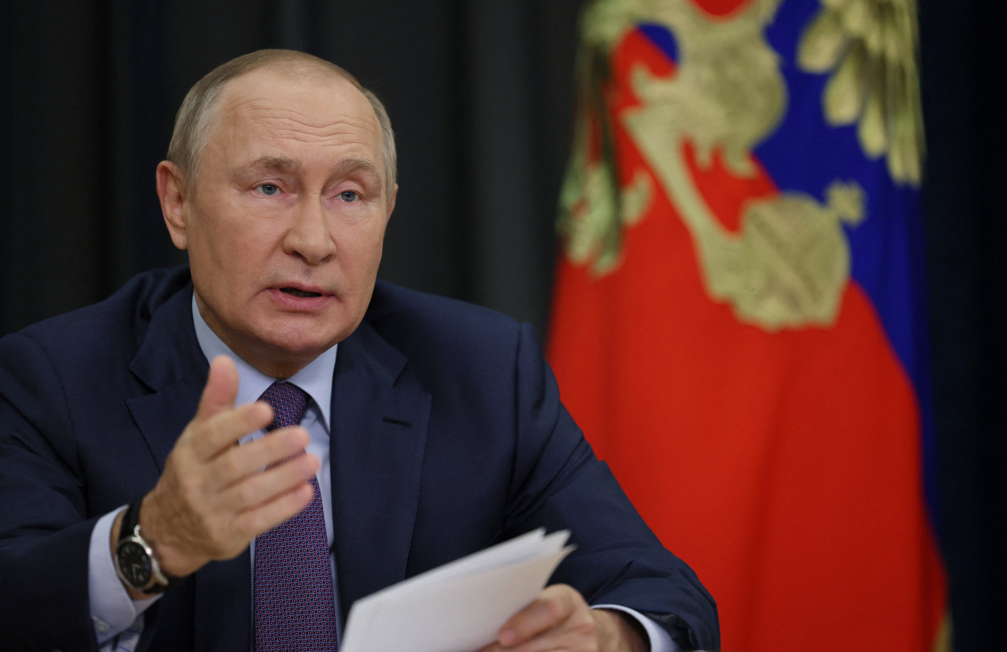 Putyin orosz elnök szerint ők csak meg akarják menteni a megszállt ukrán megyék lakosságát