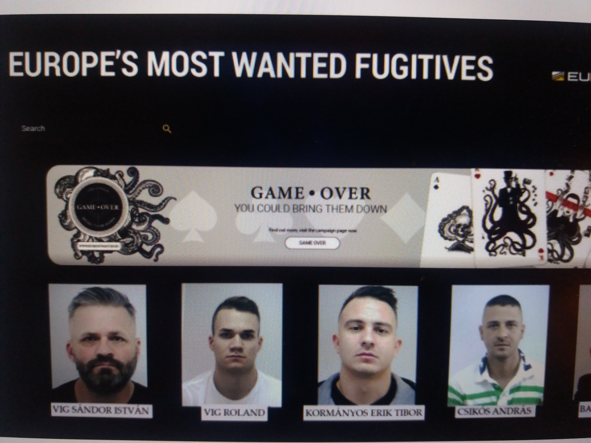 Öt magyar bűnöző is felkerült az Europol toplistájára
