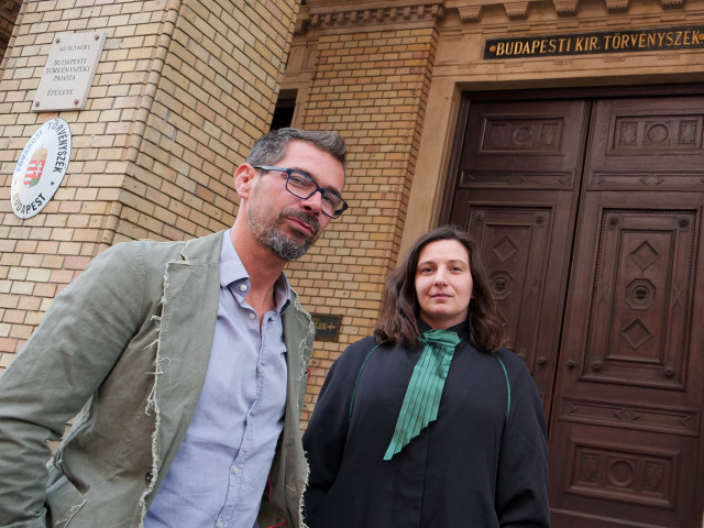 Ügyfelünk, Horváth Zoltán, és jogi képviselője, Bieber Ivóna