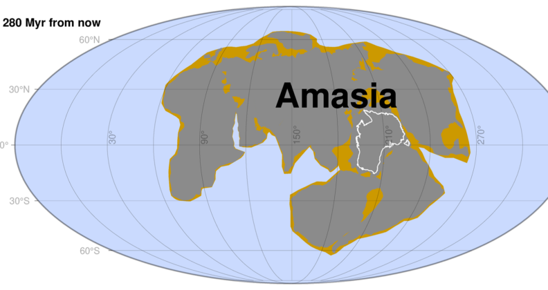 Szuperszámítógép modellezte, hogy néz majd ki Amázsia, a mai földrészekből létrejövő szuperkontinens