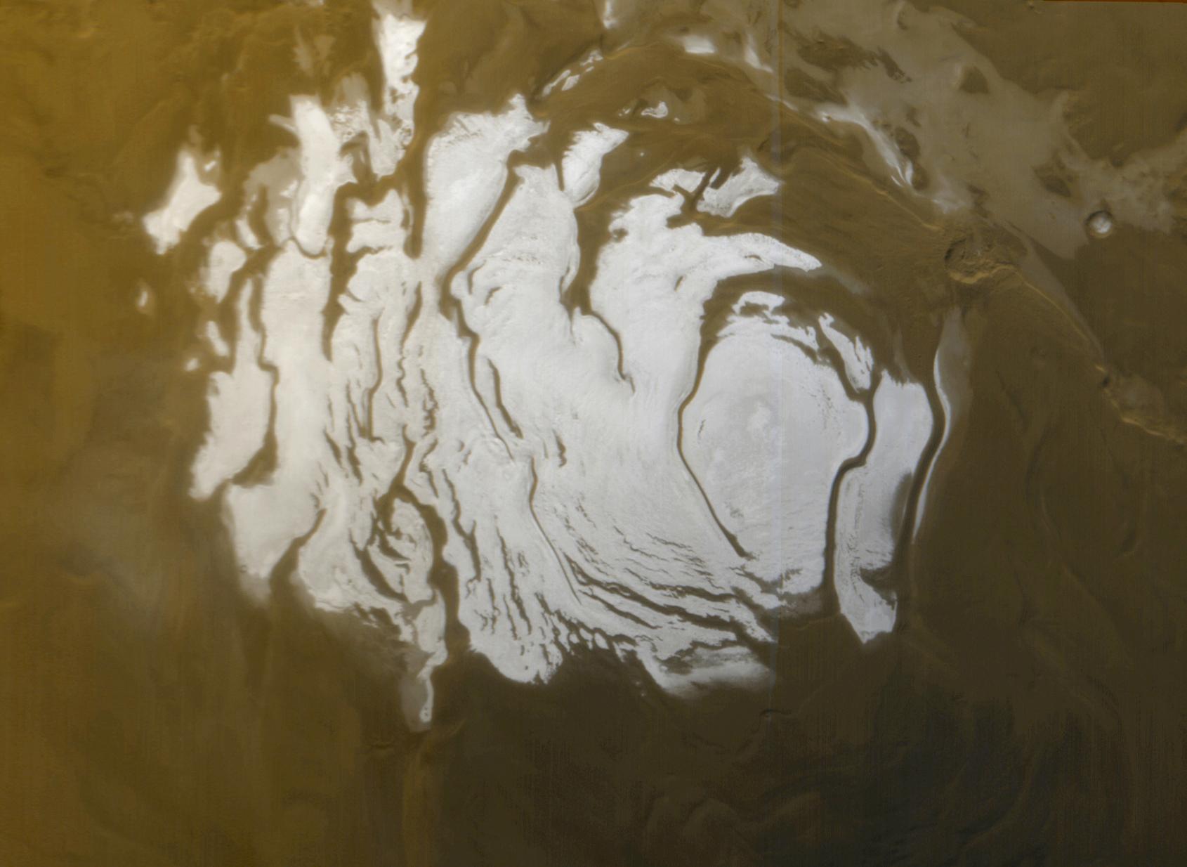 Titokzatos tavat rejt a Mars déli jégsapkája