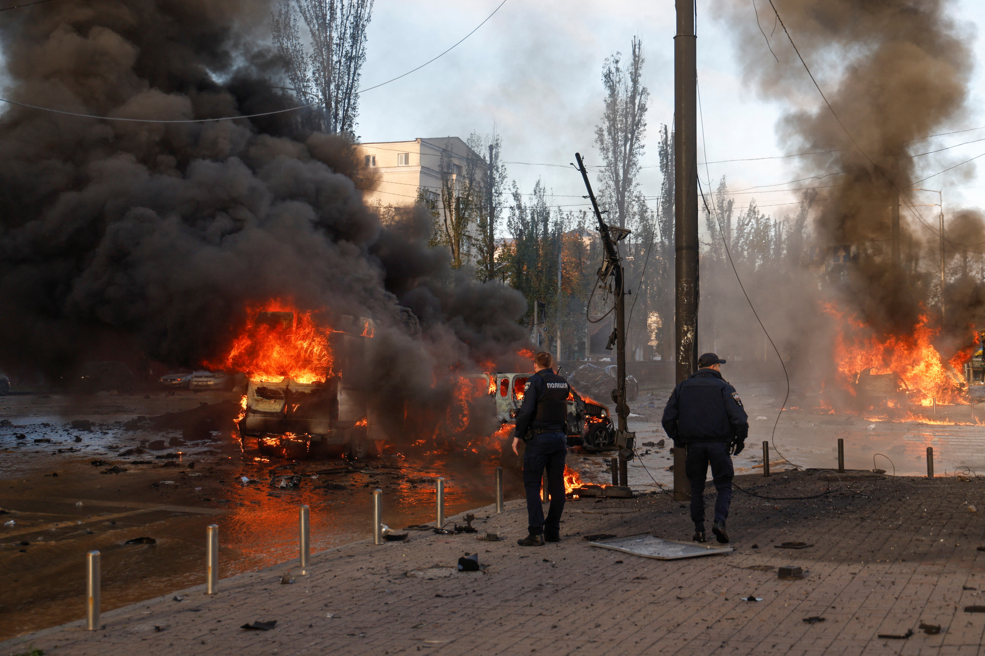 Kiterjedt orosz támadás Ukrajna ellen, újra lövik Kijevet is