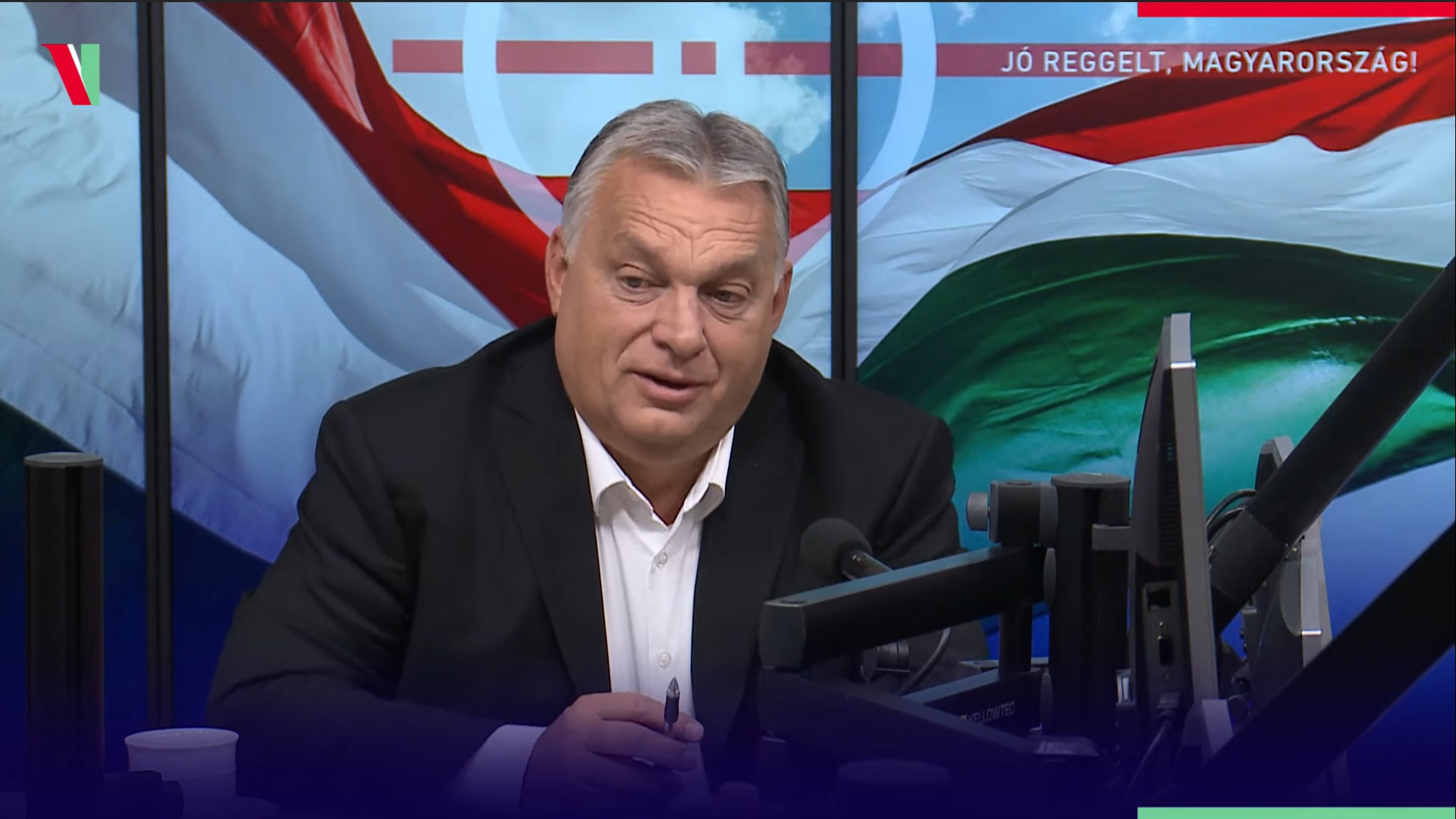 Orbán már majdnem káromkodott, amikor Brüsszelről beszélt a rádióban