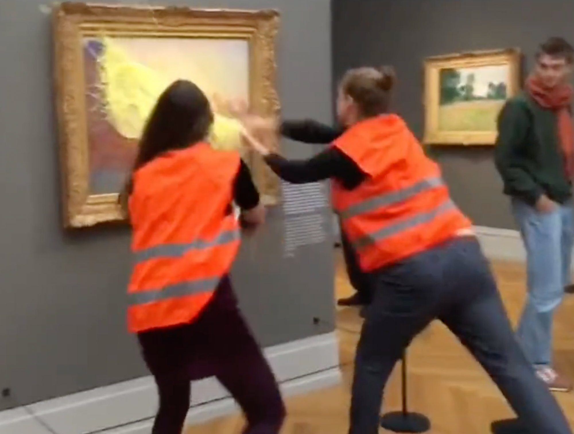 Krumplipürével dobálták meg Monet festményét Németországban
