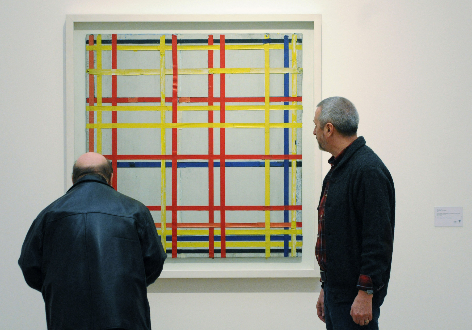 Évtizedek óta fejjel lefelé van kiállítva Piet Mondrian New York City 1 című műalkotása Düsseldorfban