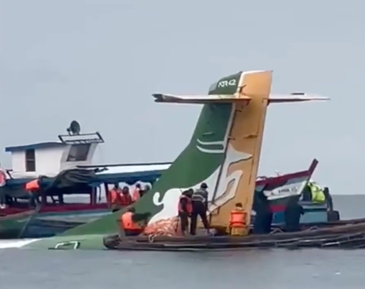 A Viktória-tóba zuhant egy utasszállító gép