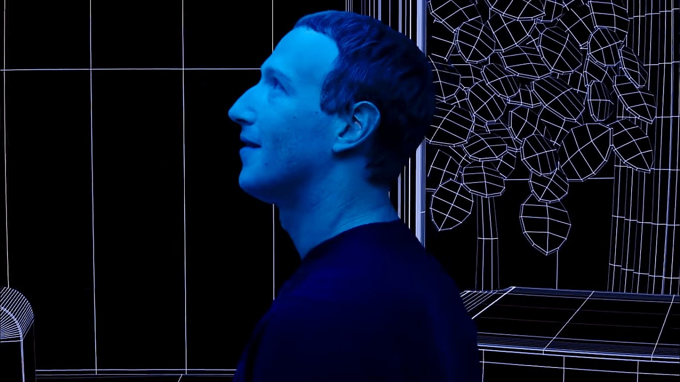 Mark Zuckerberg a metaverzum demójában