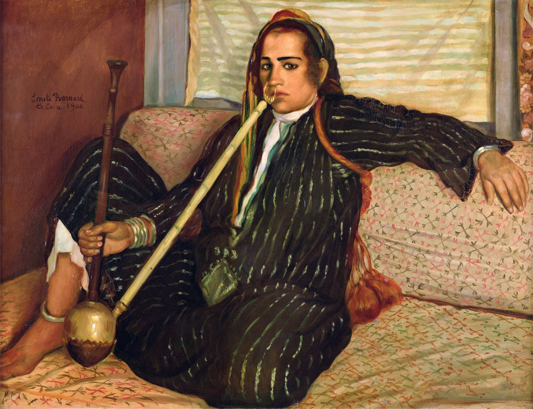 Émile Bernard: Hasist szívó nő (La fumeuse de Haschisch, 1900)
