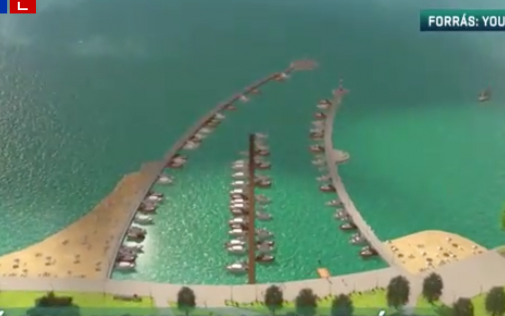 Mégis megépülhet a balatonföldvári kikötő a strand területén