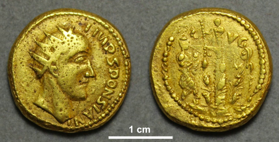 Aranyérme bizonyítja, hogy a „kamu” római császár mégis létezett