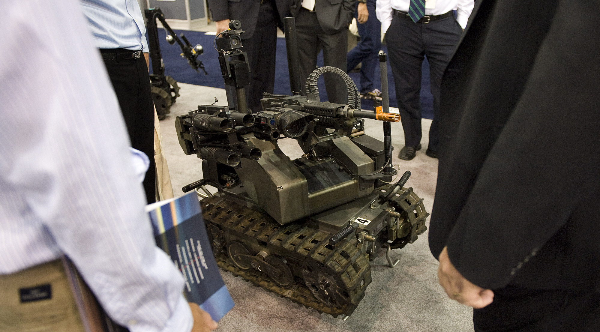 QinetiQ MAARS (Modular Advanced Armed Robotic System) Washingtonban, 2009-ben. A MAARS a TALON robotsorozat része, amelyet az amerikai hadsereg használ.
