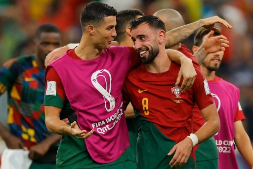 Ronaldo fölött elszállt egy labda, Portugália-Uruguay 2:0