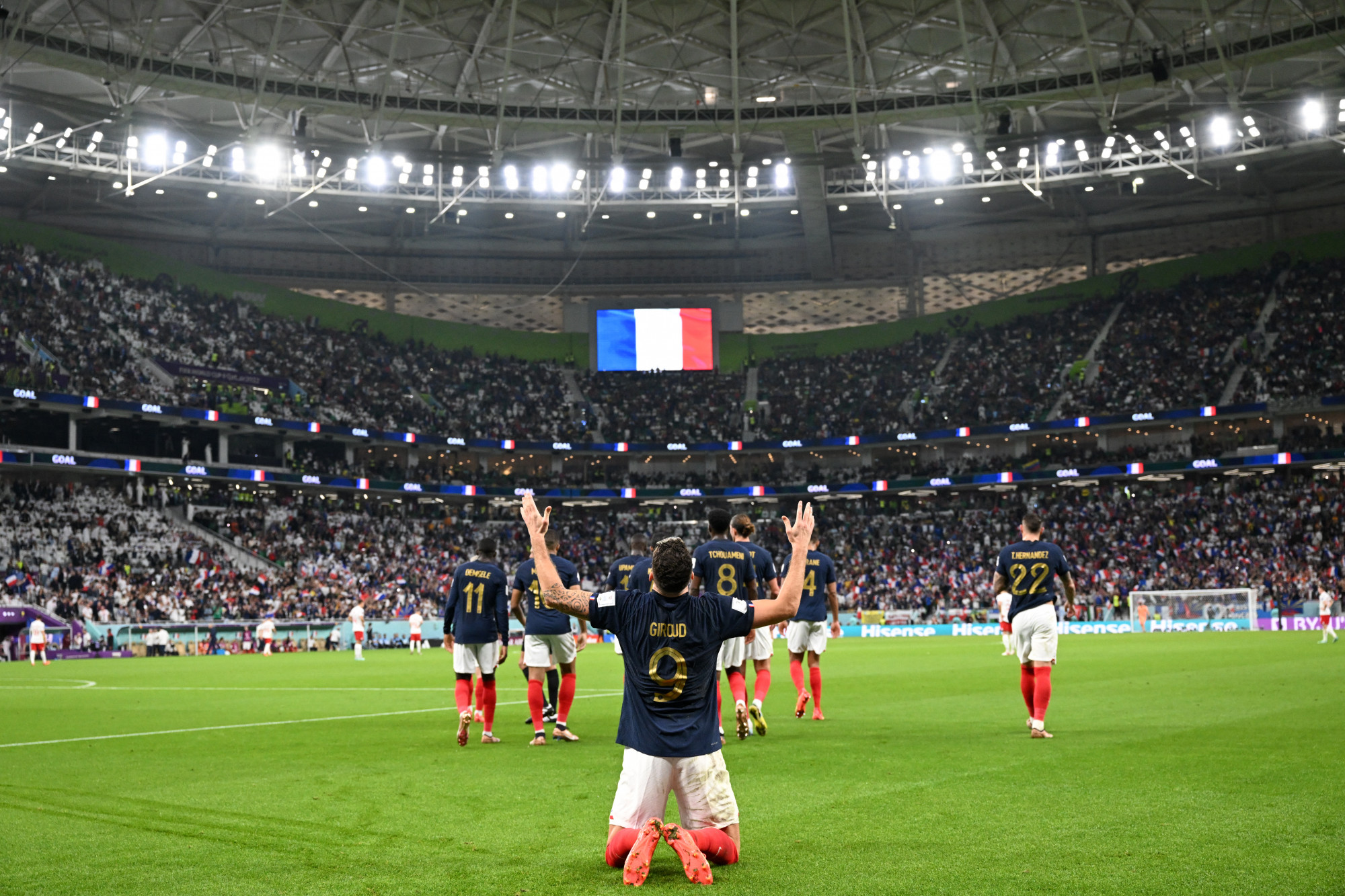 Ez nem is volt kérdés: negyeddöntőben a címvédő Franciaország