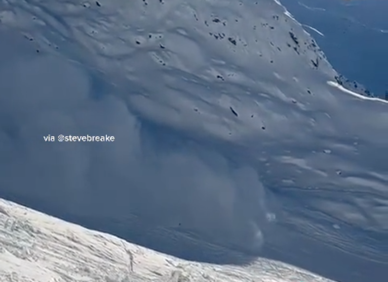 Előkerült egy videó a lavináról, ami tíz embert sodort magával Ausztriában