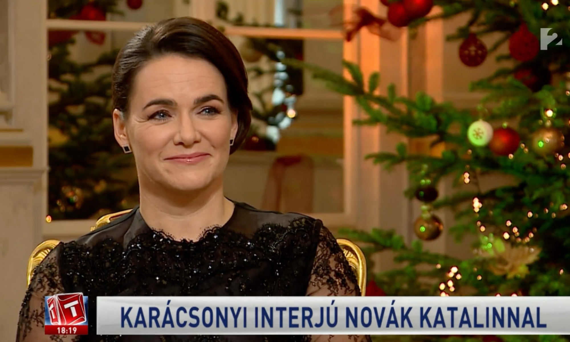 Novák Katalin a TV2-n