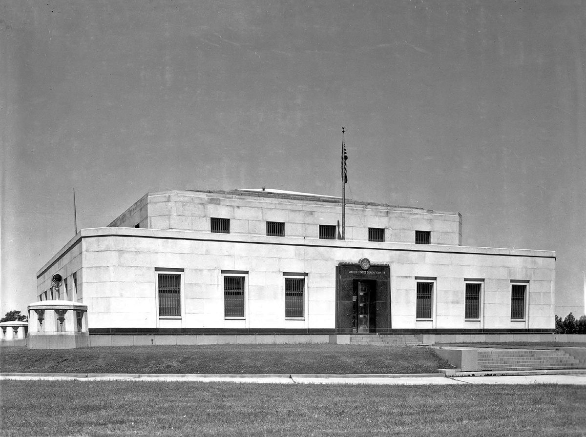Az 1978-ig a Szent Koronát is őrző Fort Knox 1968-ban.