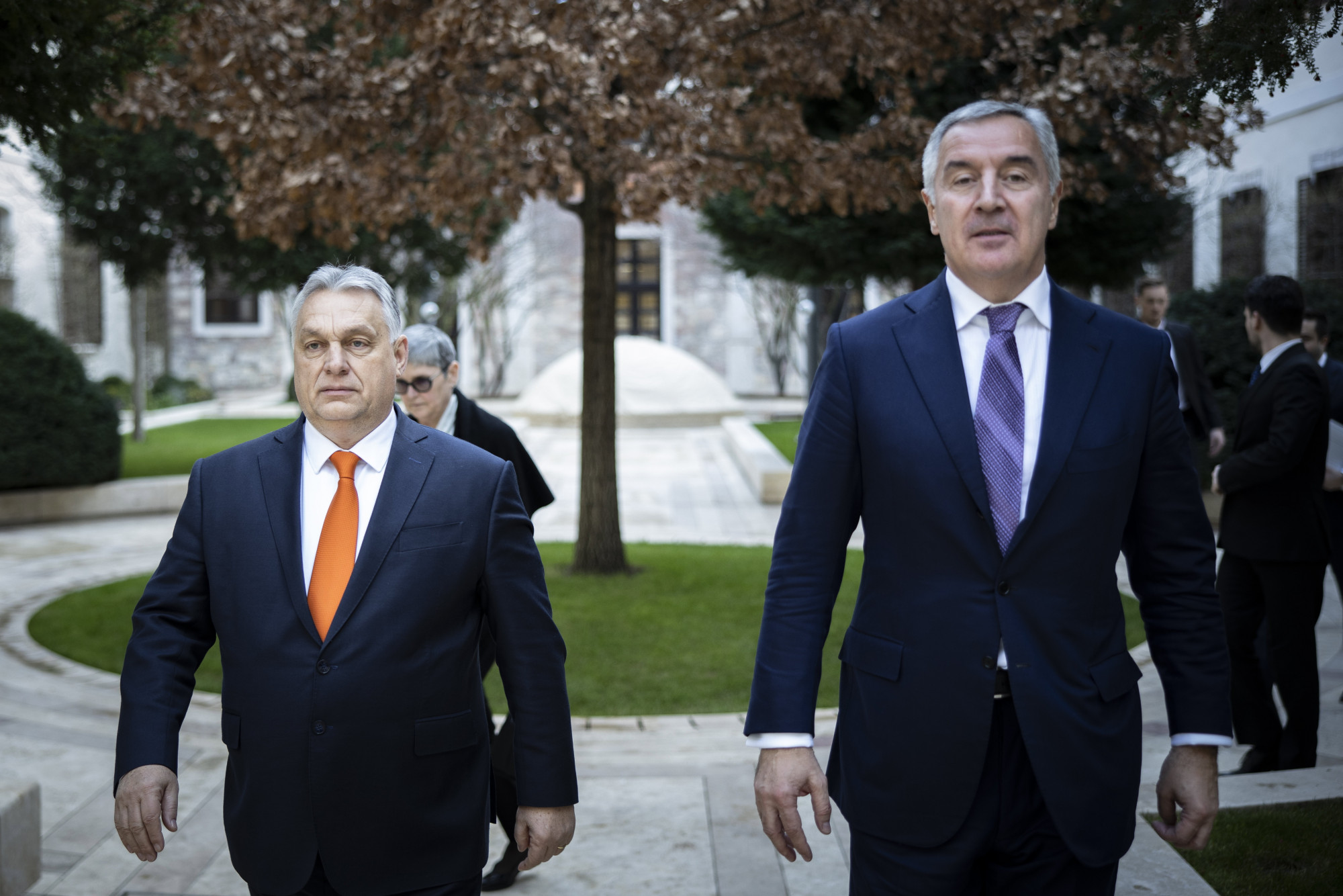 Orbánnál járt a montenegrói elnök