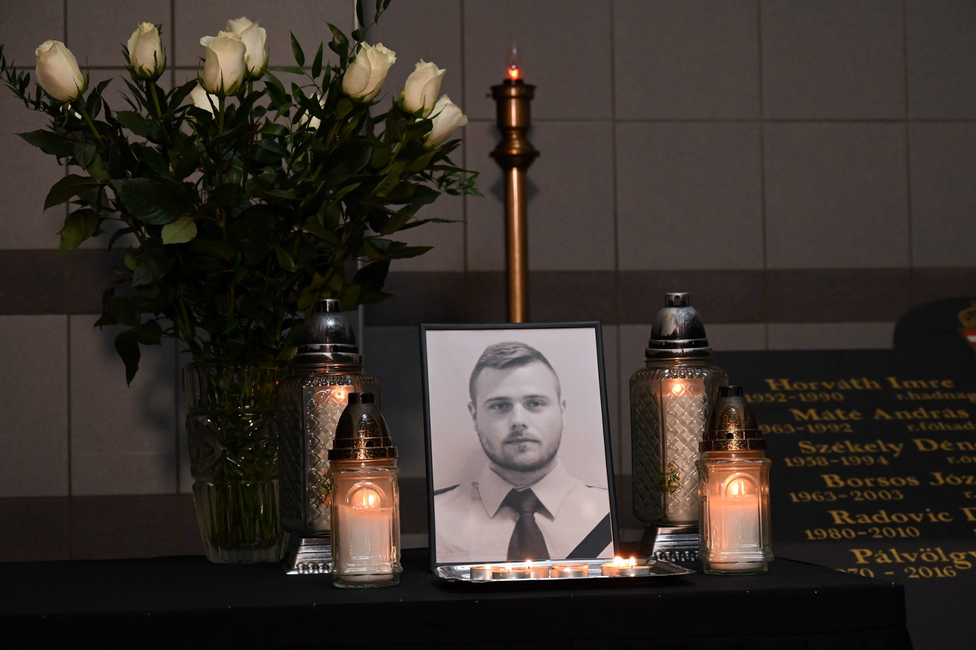 Január 26-án temetik a hősi halott rendőrt Mátészalkán