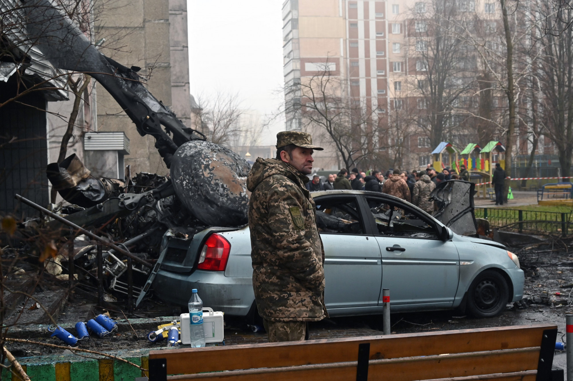 Meghalt az ukrán belügyi vezetés egy helikopterbalesetben