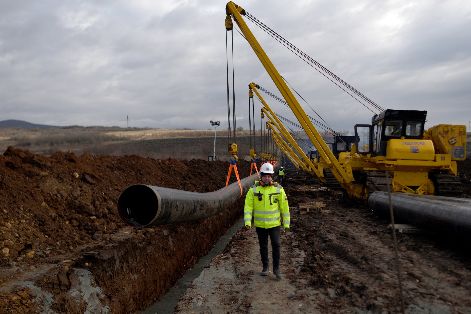 Elkezdték építeni a Szerbia és Bulgária közötti új földgázvezetéket