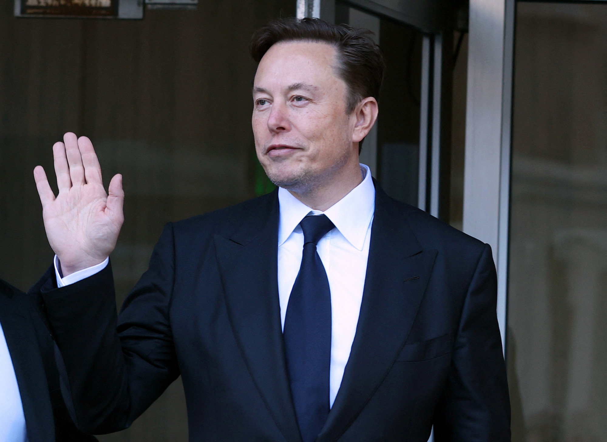 Elon Musk a San Francisco-i bíróságon 2023. január 24-én