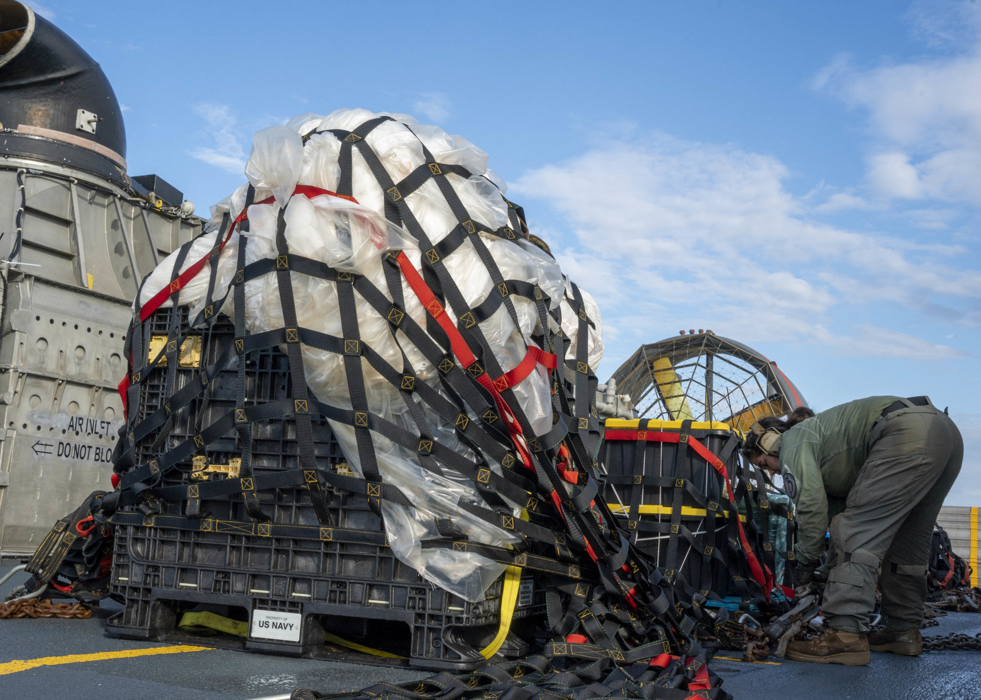Megtalálták az Atlanti-óceánban a kínai kémballon szenzorait