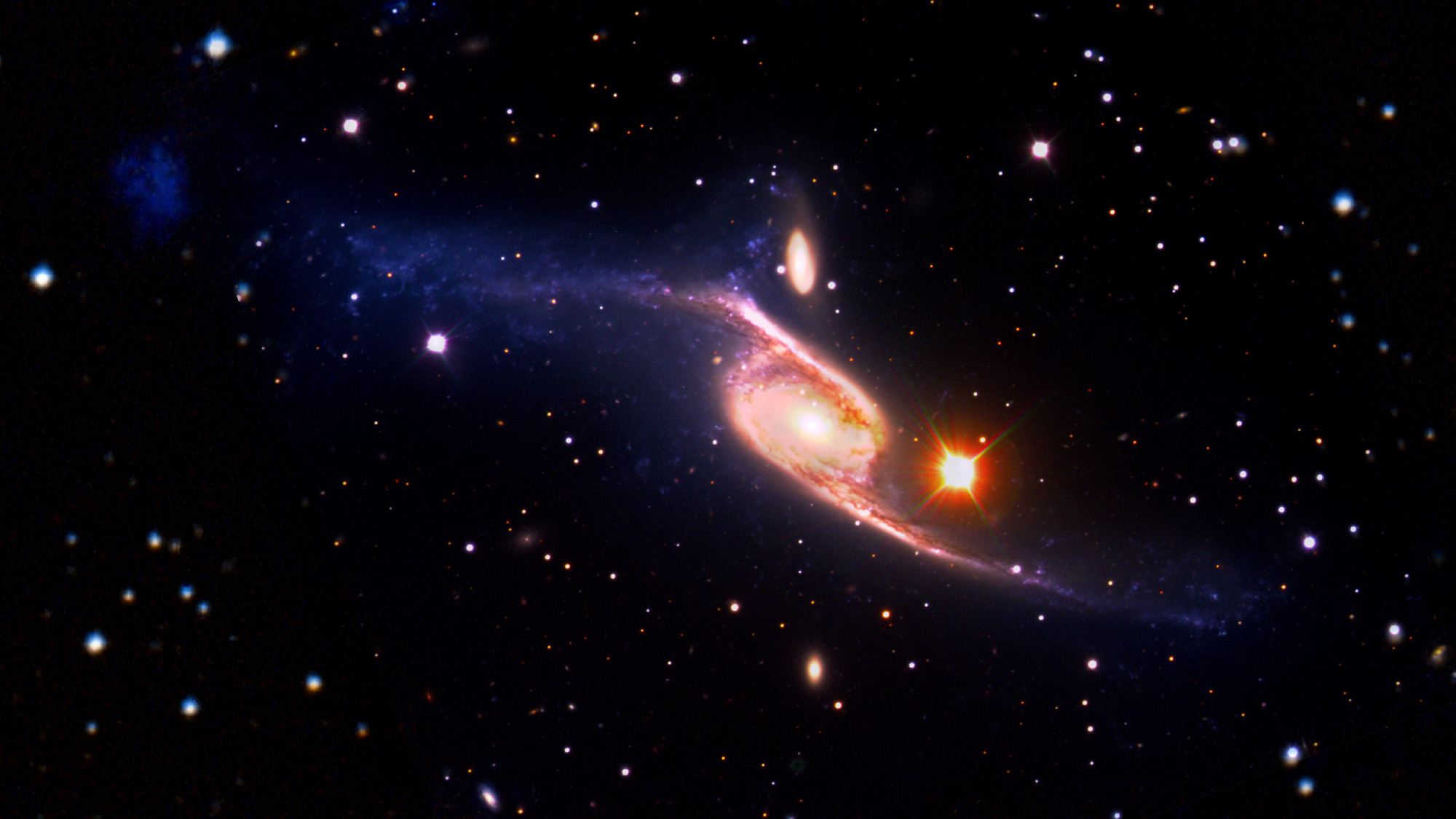 Látványos felvétel készült az univerzum legnagyobb ismert spirálgalaxisáról