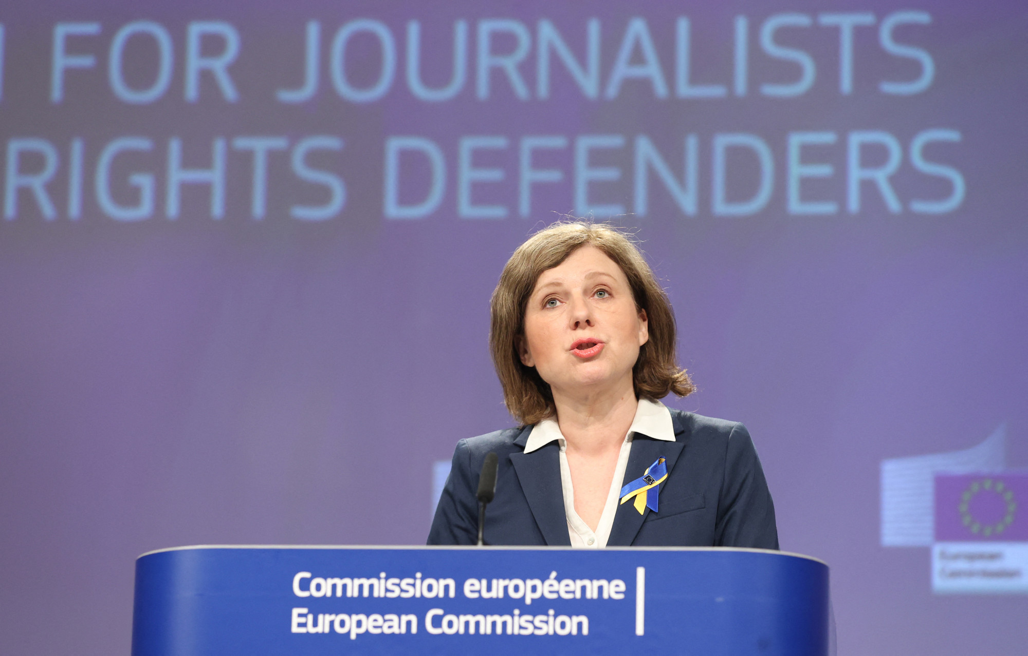 Vera Jourová: A magyar és a szlovák kormány is orosz propagandát terjeszt