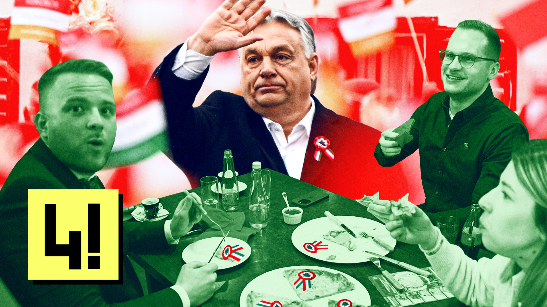 Nemzeti ünnep: Orbán-pizza és a megafonos ifjak a kiskőrösi Pilvaxban